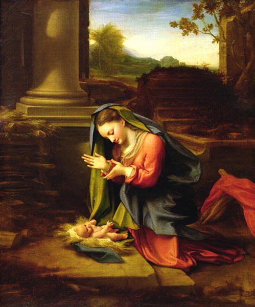 Our Lady Worshipping the Child, c.1518-20