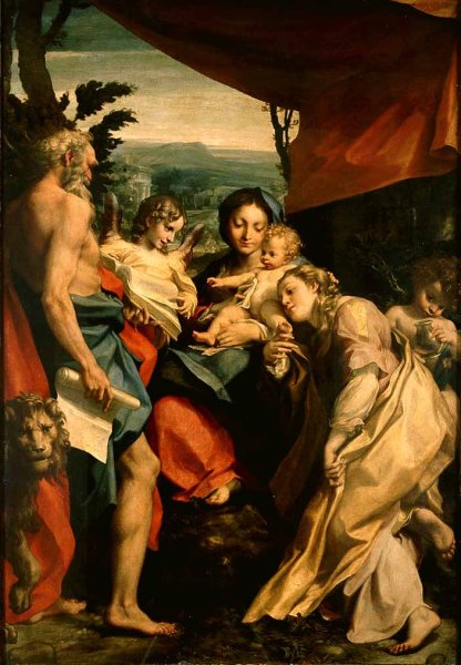 Madonna with St. Jerome