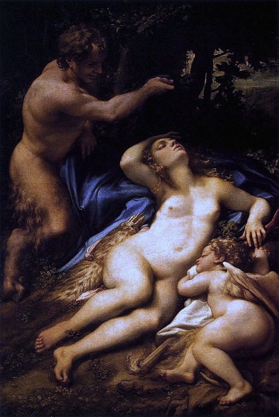 Venus and Cupid with a Satyr 1528