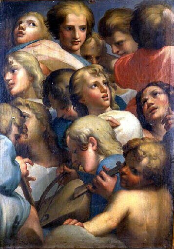 Group of angels from Correge