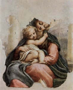 Madonna della Scala, Fragment