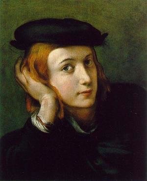 Correggio (Antonio Allegri) - Portrait of a Young Man