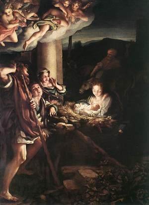 Correggio (Antonio Allegri) - Nativity (Holy Night) 1528